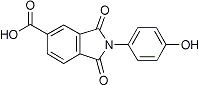 PI-20842 2-(4-Hydroxyphenyl)-1,3-dioxo-2,3-dihydro-1H-isoindole-5-carboxylic acid (Not available)
