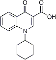 PI-20916 1-Cyclohexyl-4-oxo-1,4-dihydroquinoline-3-carboxylic acid (135906-00-2)