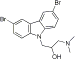 PI-20963 1-(3,6-Dibromo-9H-carbazol-9-yl)-3-(dimethylamino)propan-2-ol (253449-04-6)