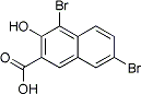 PI-20973 1,6-Dibromo-2-hydroxynaphthalene-3-carboxylic acid (1779-10-8)