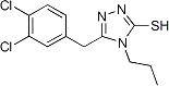PI-21019 5-(3,4-Dichlorobenzyl)-4-propyl-1,2,4-triazole-3-thiol (306936-92-5)