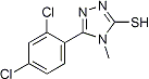 PI-21072 5-(2,4-Dichlorophenyl)-4-methyl-1,2,4-triazole-3-thiol (162693-41-6)