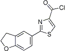 PI-21257 2-(2,3-Dihydro-1-benzofuran-5-yl)thiazole-4-carbonyl chloride, (306936-10-7)