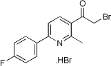 PI-21486 2-Bromo-1-[6-(4-fluoro-phenyl)-2-methylpyridin-3-yl]ethanone hydrobromide (Not available)