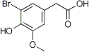 PI-21510 3-Bromo-4-hydroxy-5-methoxyphenylacetic acid (206559-42-4)