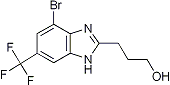 PI-21517 4-Bromo-2-(3-hydroxypropyl)-6-(trifluoromethyl)benzimidazole (175135-16-7)