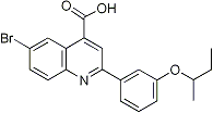 PI-21537 6-Bromo-2-(3-isobutoxyphenyl)quinoline-4-carboxylic acid (489451-29-8)