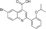 PI-21539 6-Bromo-2-(2-isopropoxyphenyl)quinoline-4-carboxylic acid (Not available)