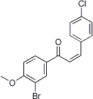 PI-21563 (Z)-1-(3-Bromo-4-methoxyphenyl)-3-(4-chlorophenyl)propenone (Not available)