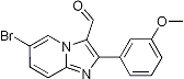 PI-21568 6-Bromo-2-(3-methoxy-phenyl)imidazo[1,2-a]pyridine-3-carbaldehyde (Not available)