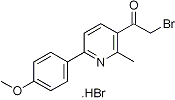 PI-21574 2-Bromo-1-[6-(4-methoxyphenyl)-2-methylpyridin-3-yl]ethanone hydrobromide (Not available)