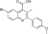 PI-21575 6-Bromo-2-(4-methoxyphenyl)-3-methylquinoline-4-carboxylic acid (354539-71-2)
