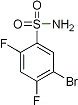 PI-21624 5-Bromo-2,4-difluorobenzenesulfonamide (287172-65-0)