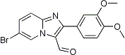 PI-21666 6-Bromo-2-(3,4-dimethoxyphenyl)imidazo[1,2-a]pyridine-3-carbaldehyde (Not available)