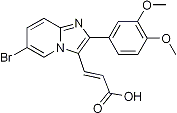PI-21667 3-[6-Bromo-2-(3,4-dimethoxyphenyl)imidazo[1,2-a]pyridin-3-yl]acrylic acid (Not available)