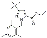 PI-22063 Ethyl 3-tert-butyl-1-(2,4,6-trimethylbenzyl)-1H-pyrazole-5-carboxylate (306936-99-2)