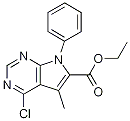 PI-22068 Ethyl 4-chloro-5-methyl-7-phenyl-7H-pyrrolo[2,3-d]pyrimidine-6-carboxylate (245728-43-2)
