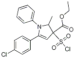 PI-22069 Ethyl 5-(4-chlorophenyl)-3-chlorosulphonyl-2-methyl-1-phenylpyrrole-3-carboxylate (Not available)