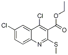 PI-22078 Ethyl 4,6-dichloro-2-(methylthio)quinoline-3-carboxylate (227958-96-5)