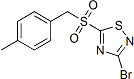 PI-22140 3-Bromo-5-(4-methylbenzylsulfonyl)-1,2,4-thiadiazole (494763-25-6)