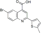 PI-22181 6-Bromo-2-(5-methylthiophen-2-yl)quinoline-4-carboxylic acid (350998-05-9)