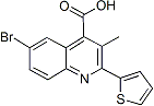 PI-22182 6-Bromo-3-methyl-2-thiophen-2-yl-quinoline-4-carboxylic acid (354537-98-7)