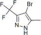 PI-22186 4-Bromo-5-methyl-3-trifluoromethylpyrazole (60061-68-9)