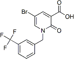 PI-22218 5-Bromo-2-oxo-1-[3-(trifluoromethyl)benzyl]-1,2-dihydro-3-pyridinecarboxylic acid (Not available)