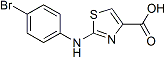 PI-22243 2-(4-Bromo-phenylamino)-thiazole-4-carboxylic acid (165682-80-4)
