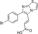 PI-22278 3-[6-(4-Bromophenyl)imidazo[2,1-b]thiazol-5-yl]acrylic acid (Not available)