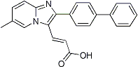 PI-22293 3-(2-Biphenyl-4-yl-6-methylimidazo[1,2-a]pyridin-3-yl)acrylic acid (Not available)