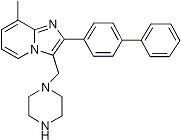 PI-22301 2-Biphenyl-4-yl-8-methyl-3-piperazin-1-ylmethylimidazo[1,2-a]pyridine (Not available)