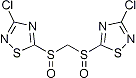 PI-22343 Bis(3-chloro-1,2,4-thiadiazol-5-ylsulfinyl)methane (139444-37-4)