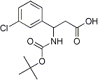 PI-22470 3-Boc-amino-3-(3'-chlorophenyl)propionic acid (284493-65-8)