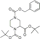 PI-22492 N-1-Boc-N-4-Cbz-2-Piperazine carboxylic acid t-butyl ester (129365-23-7)