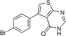 PI-22558 5-(4-Bromo-phenyl)-3H-thieno[2,3-d]pyrimidin-4-one (Not available)