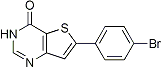 PI-22559 6-(4-Bromo-phenyl)-3H-thieno[3,2-d]pyrimidin-4-one (Not available)
