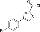 PI-22562 4-(4-Bromophenyl)thiophene-2-carbonyl chloride (681260-49-1)