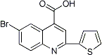 PI-22621 6-Bromo-2-thiophen-2-yl-quinoline-4-carboxylicacid (33289-49-5)