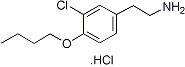 PI-22858 2-(4-Butoxy-3-chlorophenyl)ethylaminehydrochloride (Not available)