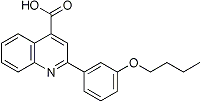 PI-22864 2-(3-Butoxyphenyl)quinoline-4-carboxylic acid (350997-43-2)