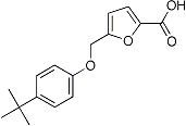 PI-22984 5-(4-tert-Butyl phenoxymethyl)furan-2-carboxylicacid (74556-54-0)