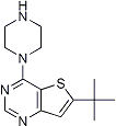 PI-23013 6-t-Butyl-4-piperazinothieno[3,2-d]pyrimidine (683274-69-3)