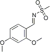 PI-23203 N-(2,4-Dimethoxybenzylidene)methanesulfonamide (681260-28-6)