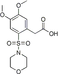 PI-23260 [4,5-Dimethoxy-2-(morpholine-4-sulfonyl)phenyl]acetic acid (Not available)