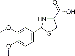 PI-23331 2-(3,4-Dimethoxyphenyl)-1,3-thiazolidine-4-carboxylic acid (72678-92-3)