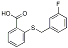 PI-23522 2-[(3-Fluorobenzyl)sulfanyl]benzenecarboxylic acid (385383-44-8)