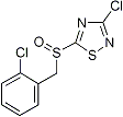 PI-23676 3-Chloro-5-(2-chlorobenzylsulfinyl)-1,2,4-thiadiazole (Not availabe)
