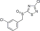 PI-23677 3-Chloro-5-(3-chlorobenzylsulfinyl)-1,2,4-thiadiazole (486997-74-4)