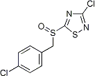PI-23678 3-Chloro-5-(4-chlorobenzylsulfinyl)-1,2,4-thiadiazole (486997-65-3)